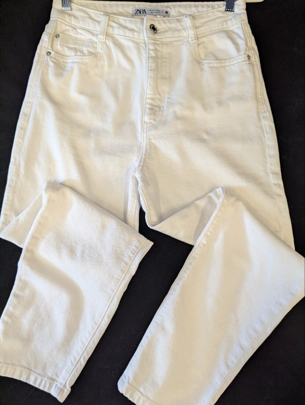 Vintage Zara Cotton White Women's Jeans